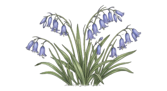 Bluebells decoration