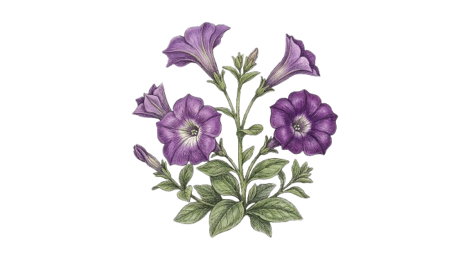 Petunia decoration