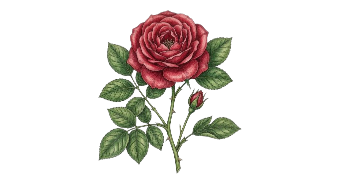 Rose decoration
